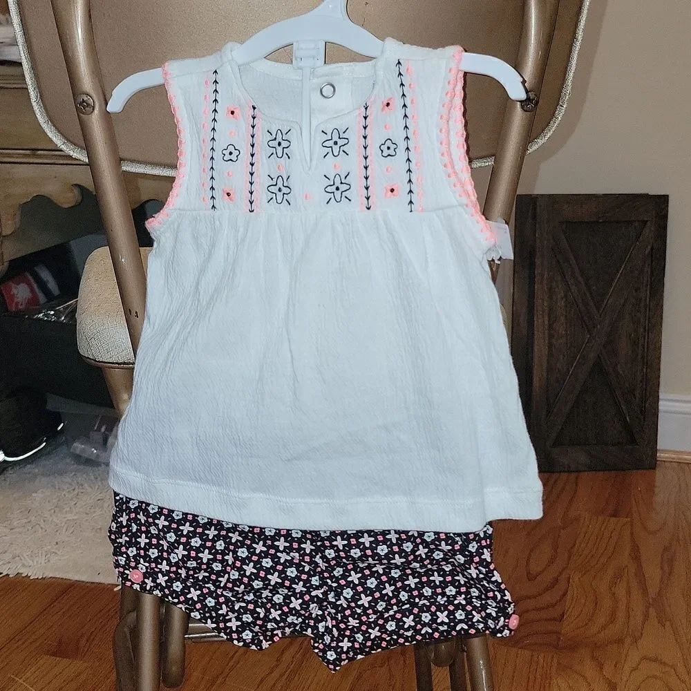 Carter's Just One You Two Piece Outfit Girls Size 6 Months